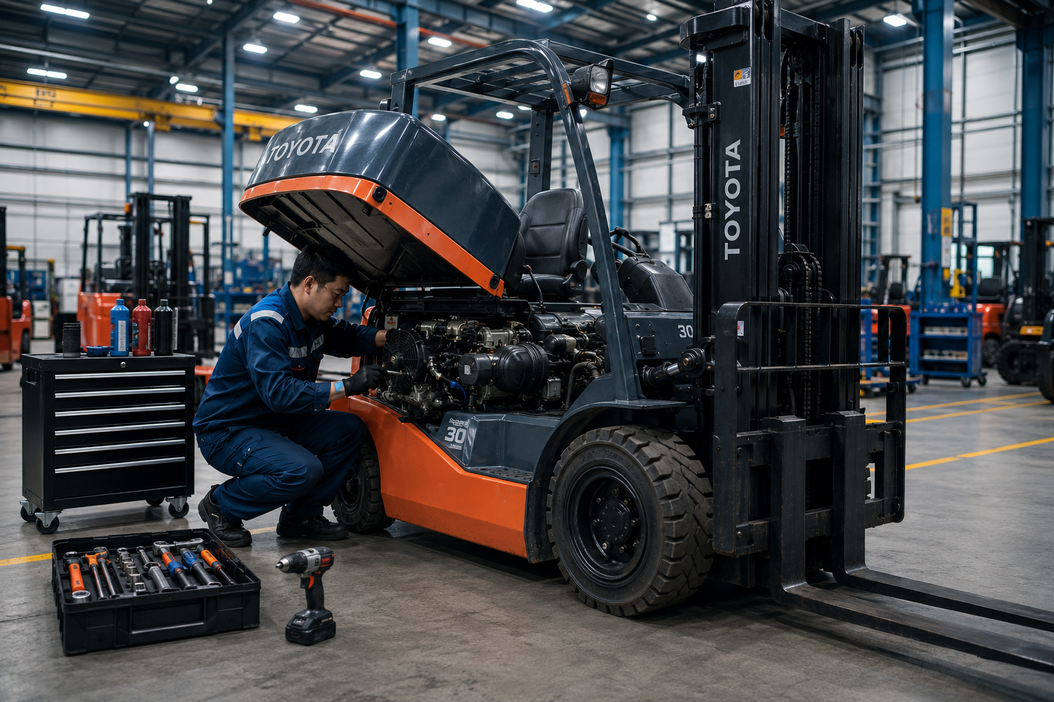 Sửa Chữa Bảo Dưỡng Cho Thuê Xe Nâng Toyota Komatsu Nissan Bình Dương