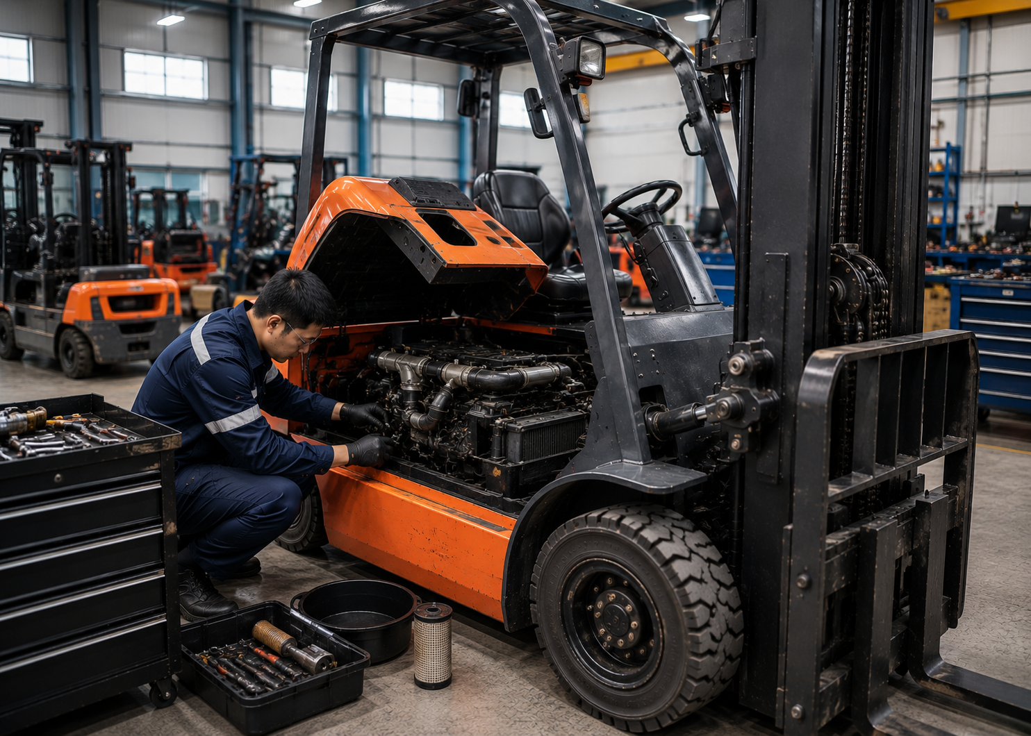 Sửa Chữa Bảo Dưỡng Cho Thuê Xe Nâng Toyota Komatsu Nissan Bình Dương