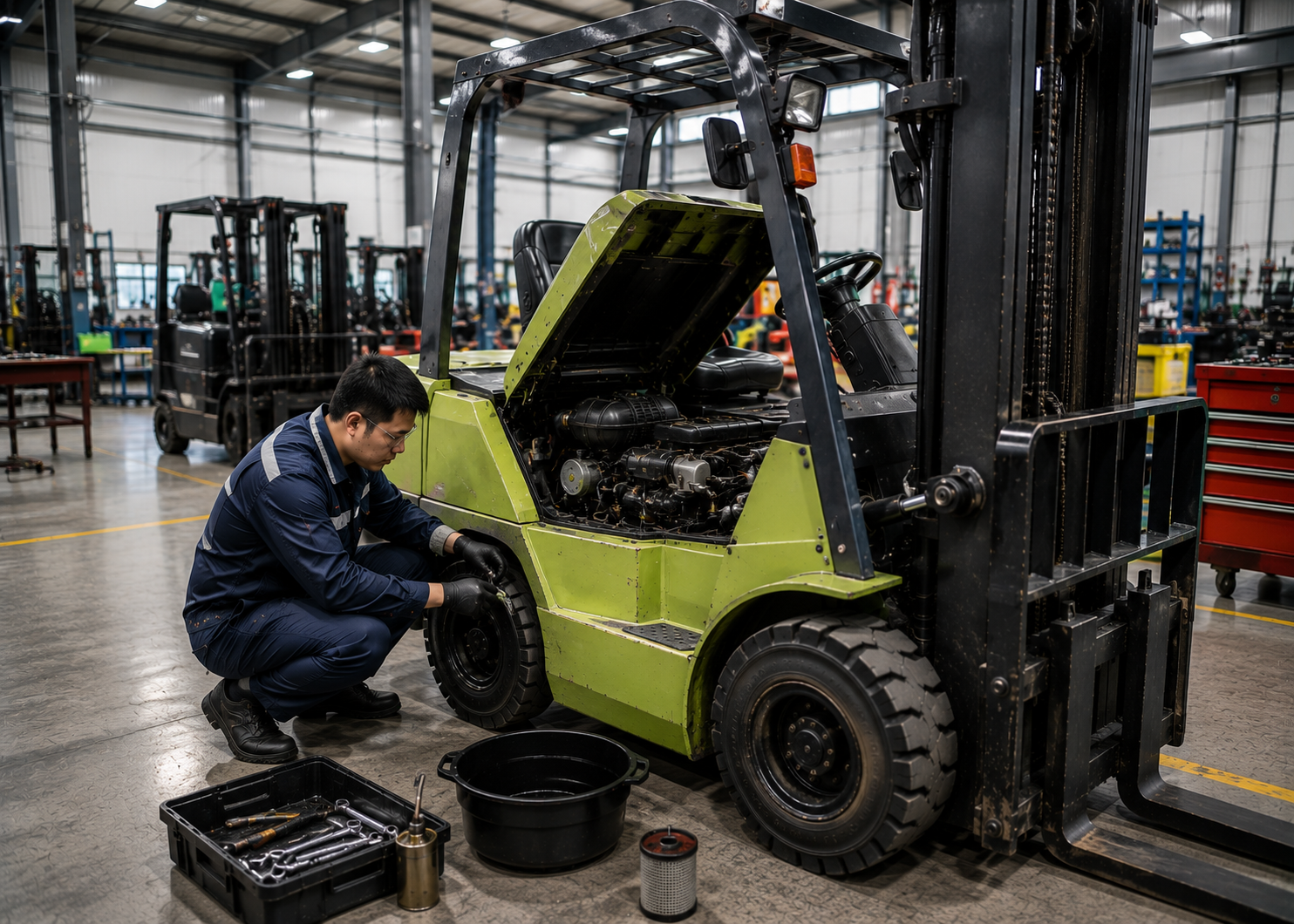 Sửa Chữa Bảo Dưỡng Cho Thuê Xe Nâng Toyota Komatsu Nissan Bình Dương
