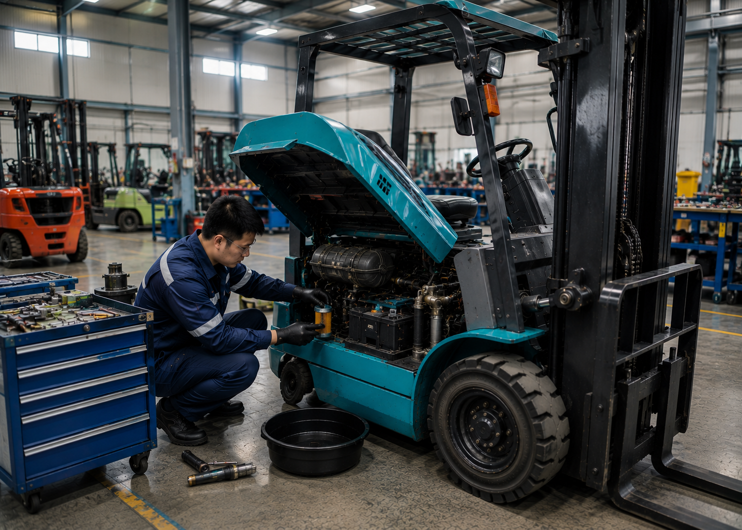 Sửa Chữa Bảo Dưỡng Cho Thuê Xe Nâng Toyota Komatsu Nissan Bình Dương