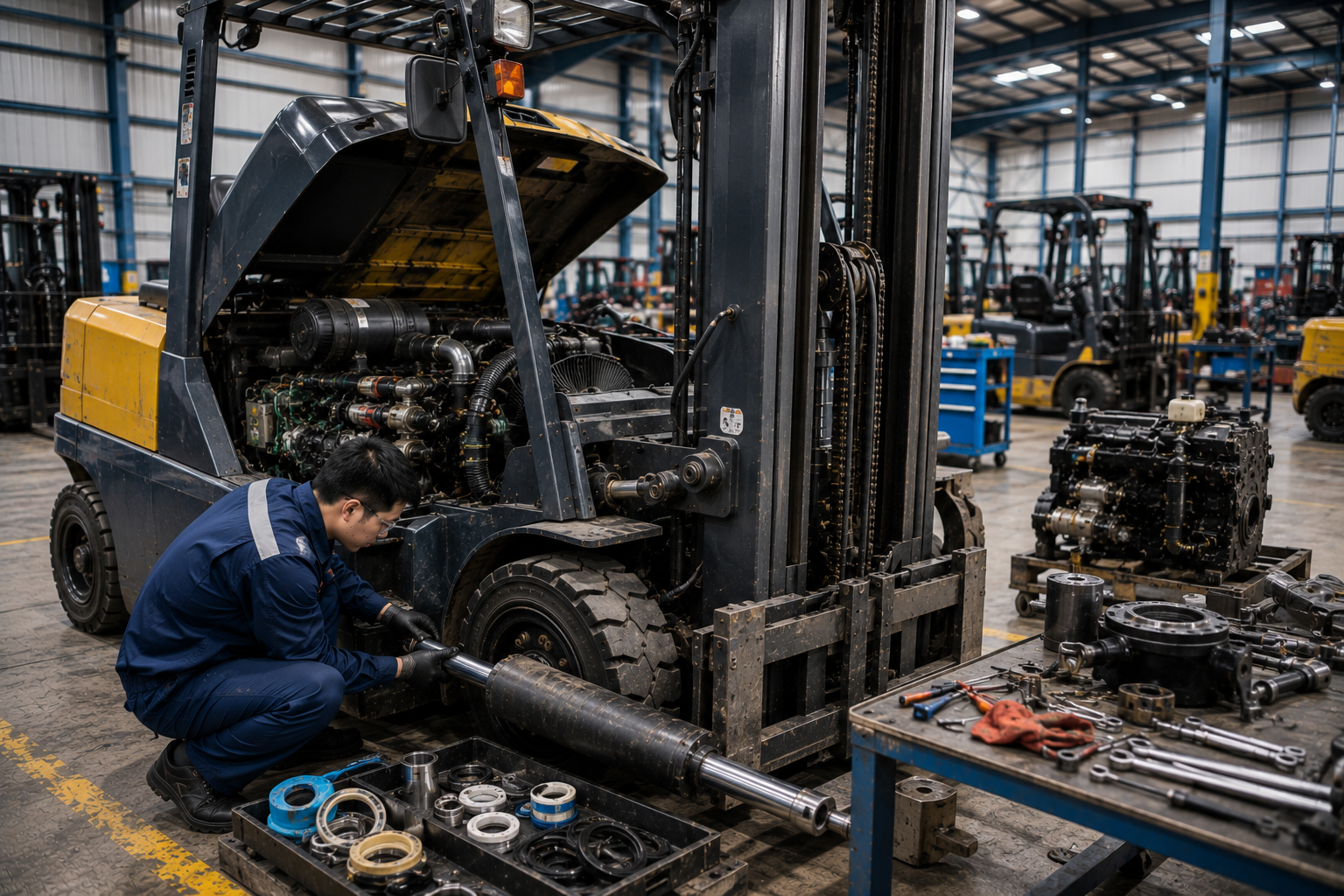 Sửa Chữa Bảo Dưỡng Cho Thuê Xe Nâng Toyota Komatsu Nissan Bình Dương