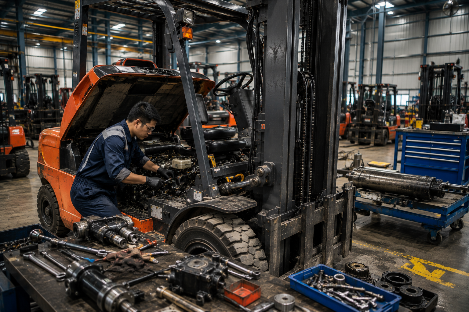 Sửa Chữa Bảo Dưỡng Cho Thuê Xe Nâng Toyota Komatsu Nissan Bình Dương