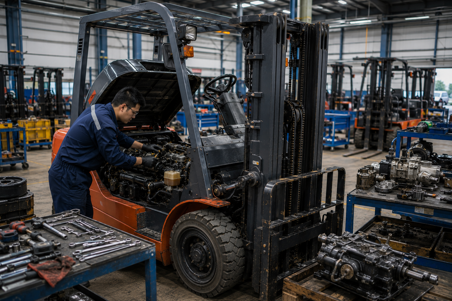 Sửa Chữa Bảo Dưỡng Cho Thuê Xe Nâng Toyota Komatsu Nissan Bình Dương