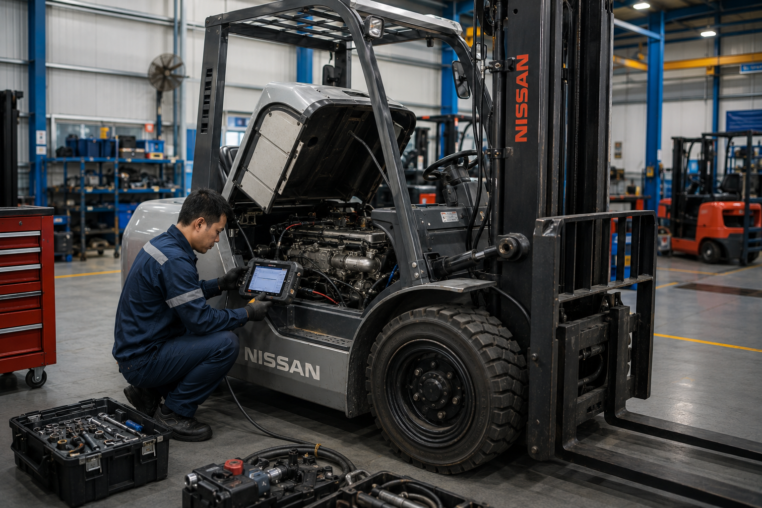 Sửa Chữa Bảo Dưỡng Cho Thuê Xe Nâng Toyota Komatsu Nissan Bình Dương