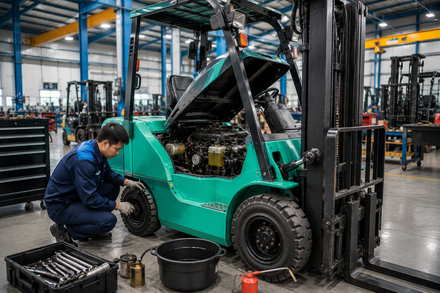 Sửa Chữa Bảo Dưỡng Cho Thuê Xe Nâng Toyota Komatsu Nissan Bình Dương